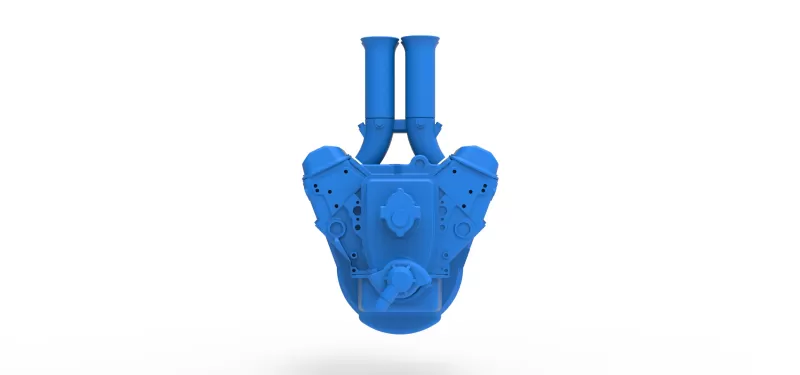 Engine V4 Scale 1:25 - Model preview 4