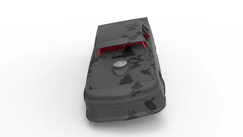 IMCA Stock car while turning Scale 1:25 - Model preview 8