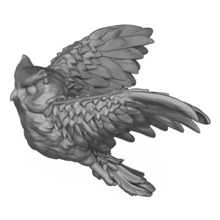 Owl Bird - Model thumbnail 3