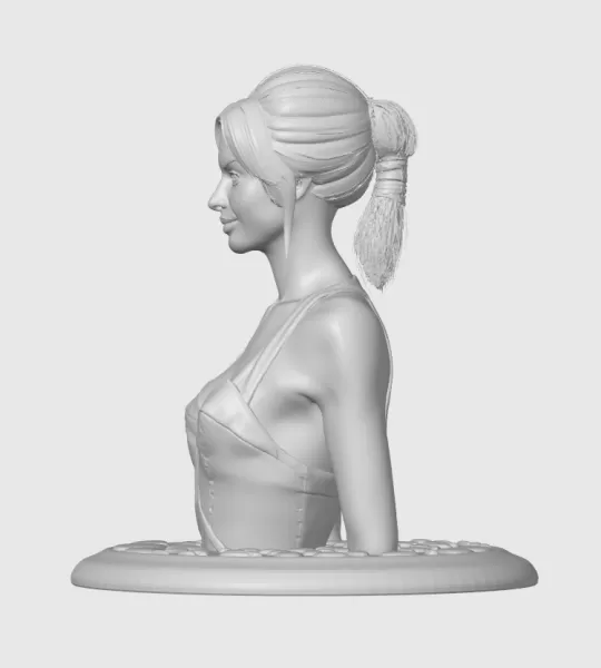 Anne Hathaway 3D Bust Print - Model preview 7