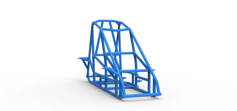 Frame of Quarter Midget Scale 1:16 - Model preview 16