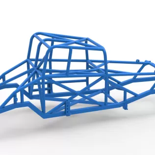 Frame of Canadian vintage modified stock car Scale 1:25 - Model thumbnail 12