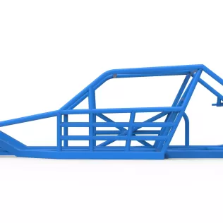 Frame of Vintage Asphalt Modified stock car V2 Scale 1:25 - Model thumbnail 6