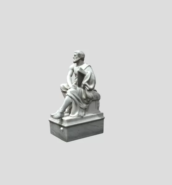 Statue of Tacitus - Model preview 4