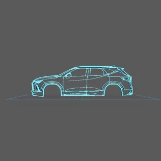 Chevrolet - Blazer 2019 Wall Art