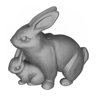 Rabbit Family - Model thumbnail 4