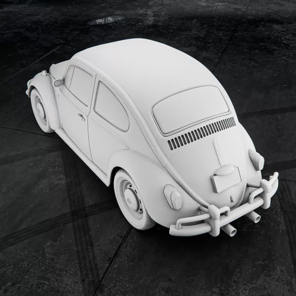 Volkswagen Beetle 1965 #RoZ - Model preview 3