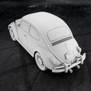 Volkswagen Beetle 1965 #RoZ - Model thumbnail 3