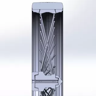 50 inch Wire wheel of Donk car Scale 1:25