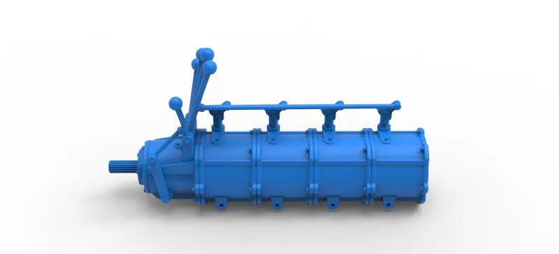 Modular planetary transmission for drag racing Scale 1:25 - Model preview 16