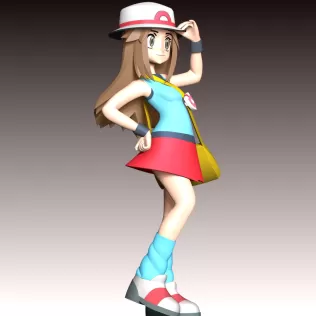 Leaf - Pokemon - Model thumbnail 4