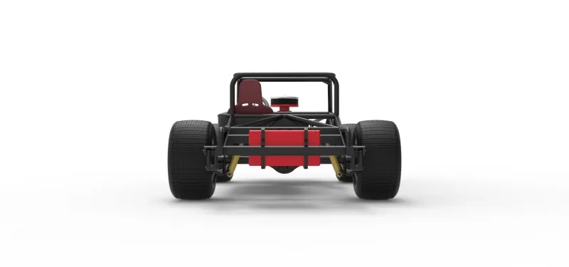 Vintage Semi-Late Model Stock Car Base Scale 1:25 - Model preview 16