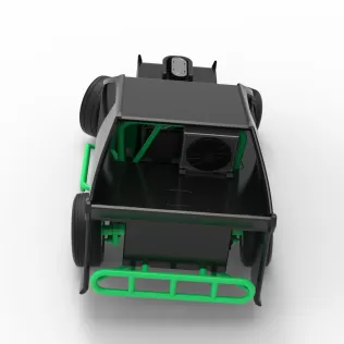 Mod Lite Race car while turning Scale 1:25 - Model thumbnail 17