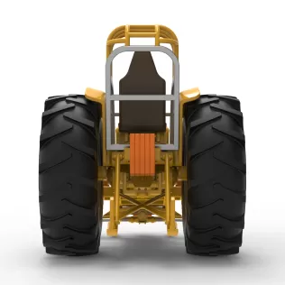Fun Short Vintage Pulling tractor Scale 1:25 - Model thumbnail 11