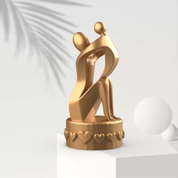 Mother’s Day Sculpture, 3D Mother and Child Decor, Mother's Day - Model preview 1
