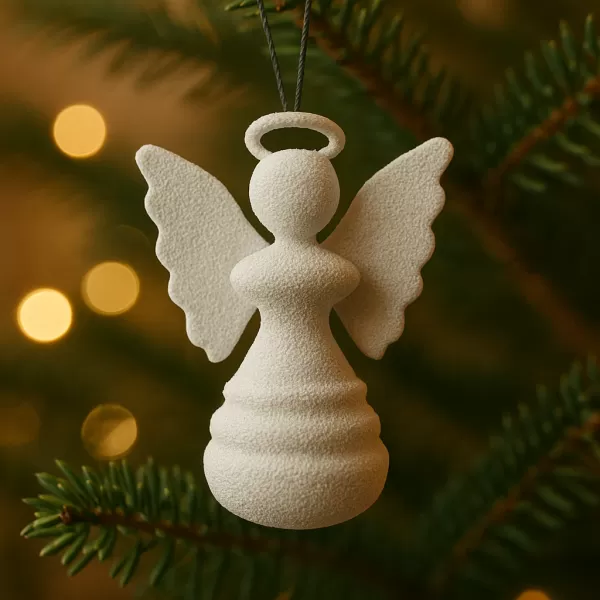 Angel Christmas Ornament, 3D Christmas Decor, Christmas - Model preview 2