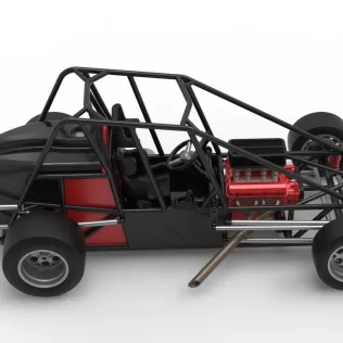 Experimental Pavement Silver Crown Car Base Scale 1:25 - Model thumbnail 19