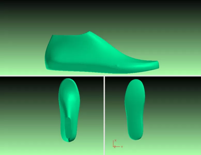 Women Sneaker Shoe Last – Colmar Inspired | 3D STL Last - Model preview 1