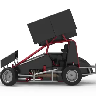 New Zealand Minisprint while turning Scale 1:25 - Model thumbnail 9