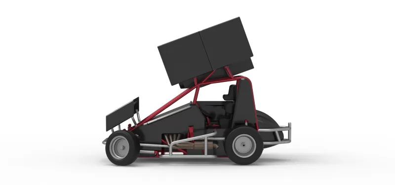 New Zealand Minisprint while turning Scale 1:25 - Model preview 9