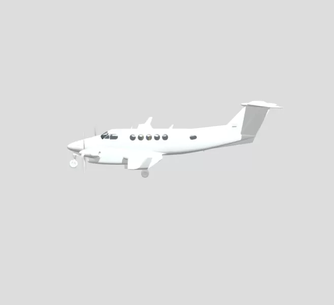 King Air Beechcraf - Model preview 2
