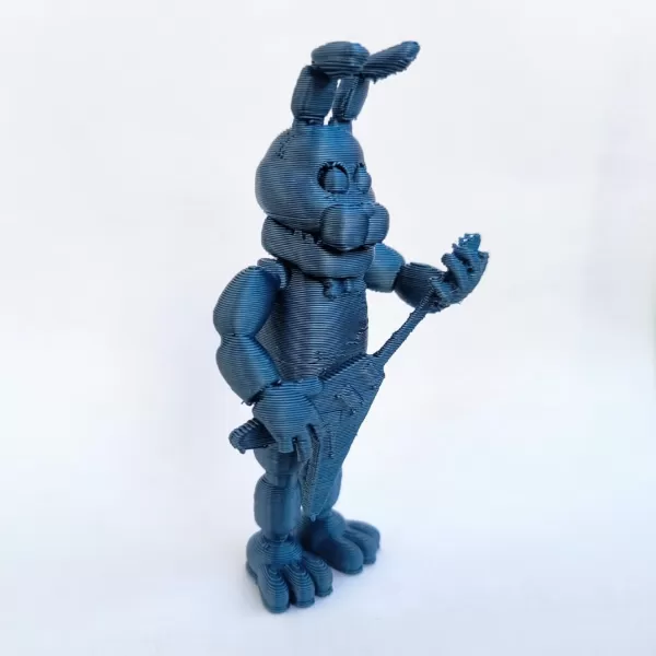 Bonnie – Guitar Pose (FNAF Fan Art STL) - Model preview 3