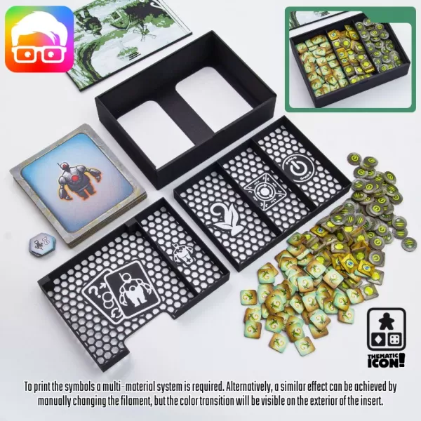 Planta Nubo board game organizer by @ammedia3d - Model preview 10