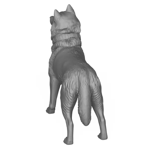 3D Printable Dog Standing Pose - Model preview 4