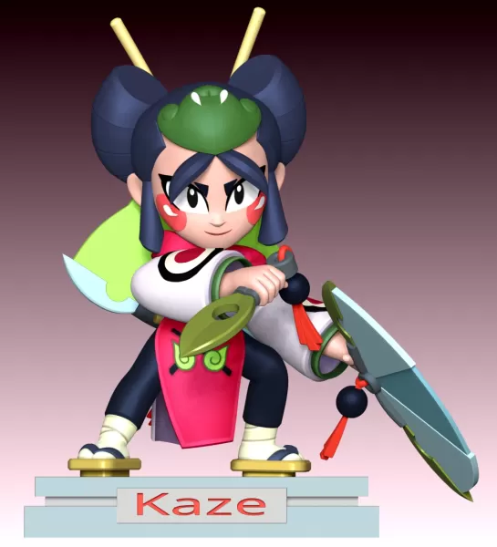 Kaze - Brawl Stars - Model preview 2