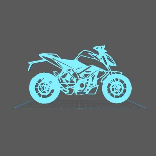 KTM - Duke 125 Wall Art
