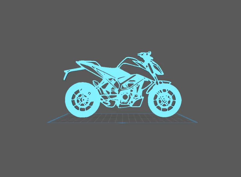 KTM - Duke 125 Wall Art - Model preview 2