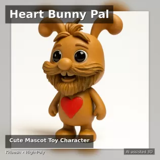 Whimsical Character Pack – Kitbash High-Poly Figure Collection ( - Model thumbnail 12