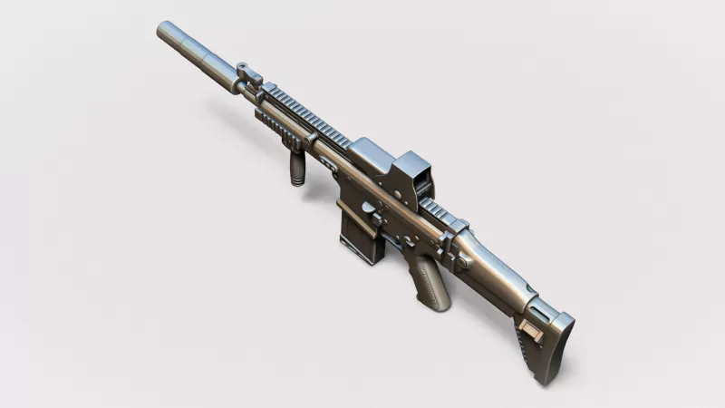 FN SCAR #RoZ - Model preview 5