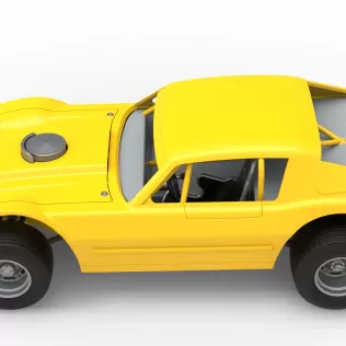Vintage Dirt late model Race car Version 2 Scale 1:25 - Model thumbnail 10