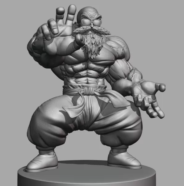 Master Roshi full Power - Model preview 5