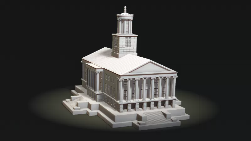 Tennessee State Capitol #RoZ - Model preview 2