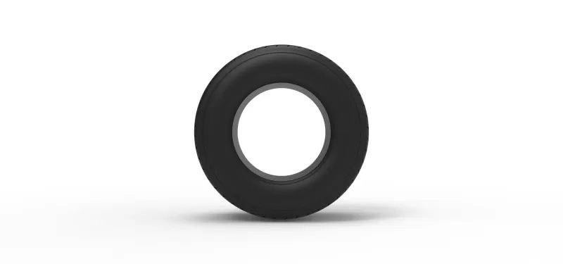 Dirt Sprint racing tire 26 Scale 1:25 - Model preview 5