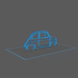 Fiat - 500 Wall Art