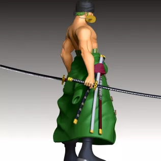 Zoro One Piece Fan Art - Model thumbnail 8