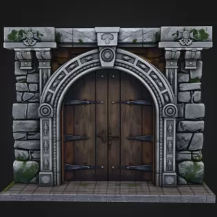 Castle Bridge Door