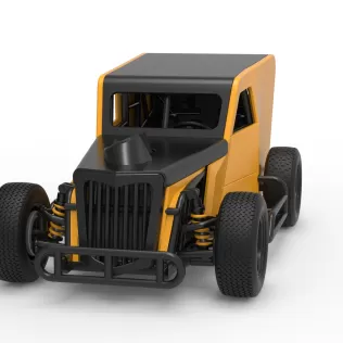 Dwarf car Scale 1:25 - Model thumbnail 5