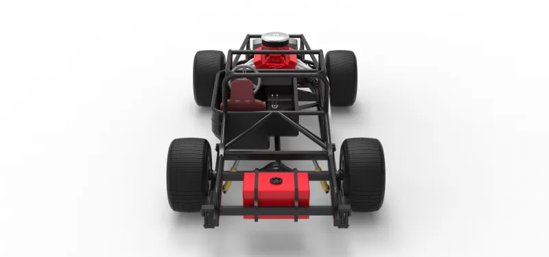 Vintage Semi-Late Model Stock Car Base Scale 1:25 - Model preview 17