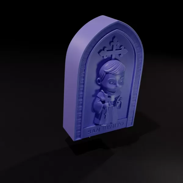 San Benito Chibi - modelo 3d imprimible - Model preview 3