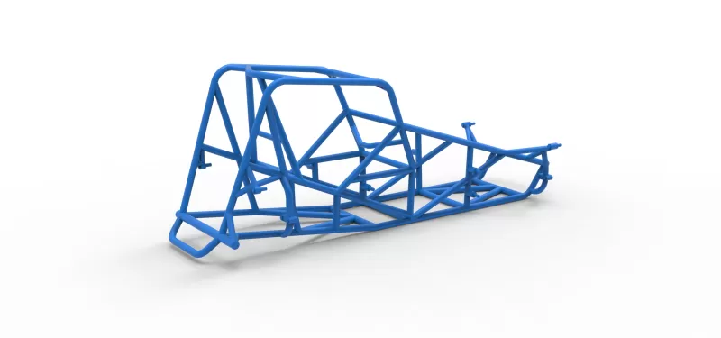 Frame of Silver Crown Car Version 3 Scale 1:25 - Model preview 14