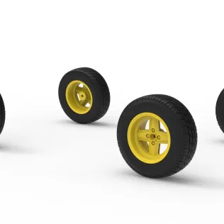 Wheel set of BriSCA Formula 2 Stock Car Scale 1:25 - Model thumbnail 7