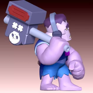 Frank Brawl Stars Fan Art - Model thumbnail 6