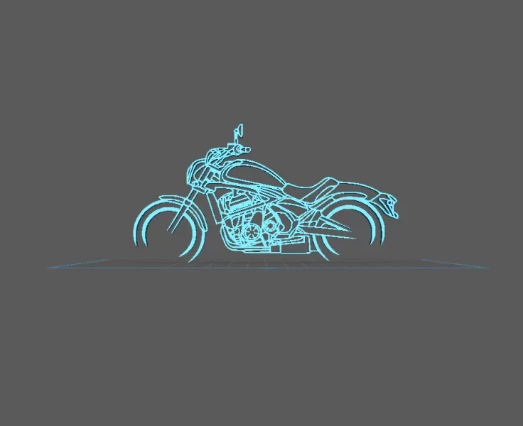 Kawasaki - Vulcan S Wall Art - Model preview 1