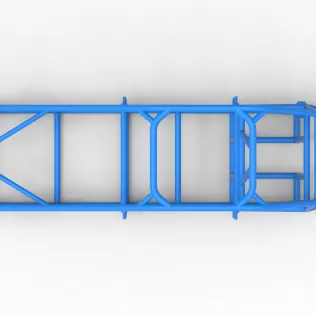 Frame of Experimental Pavement Silver Crown Car V3 Scale 1:25 - Model thumbnail 8