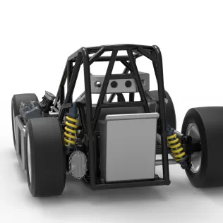 Three Quarter Midget Base Scale 1:25 - Model thumbnail 14