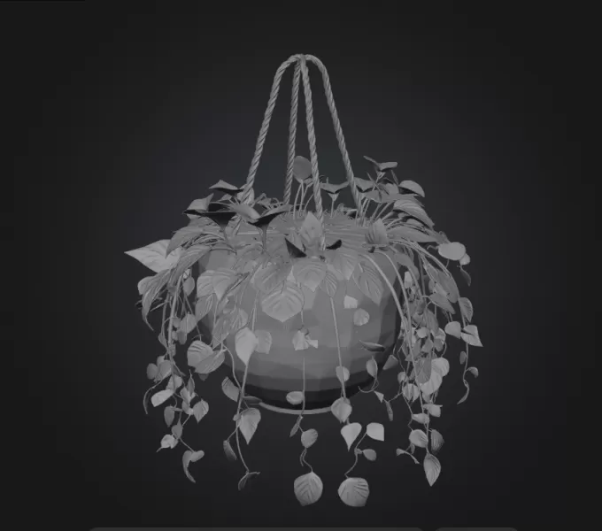 wall planter - Model preview 1